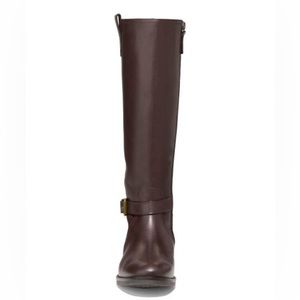 Cole Haan | Black Cape Leather Knee-High Boot - Women